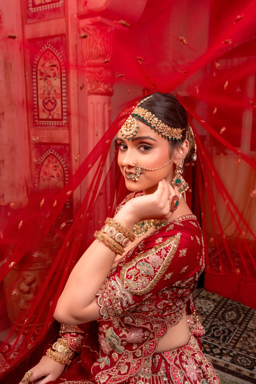 Bridal Makeup look 1 by Makeover By Alfina in Pune